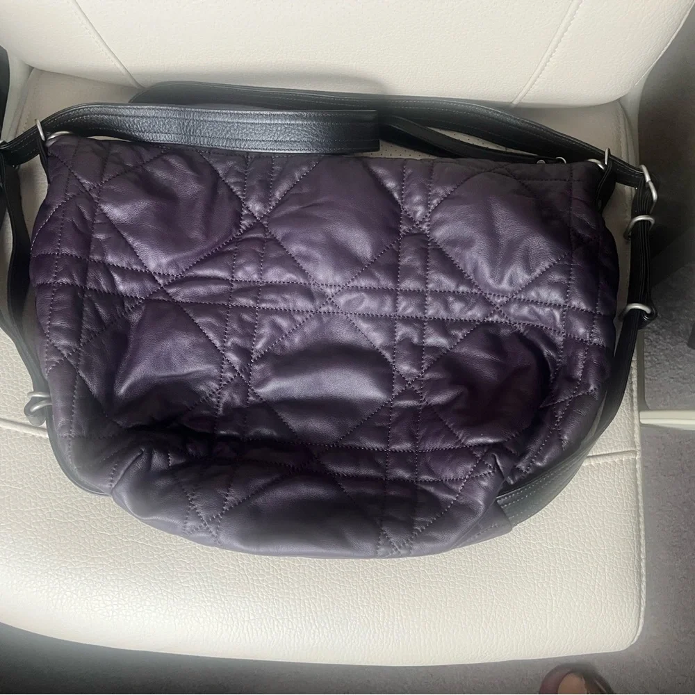 RELIST - Rough & Tumble purple Pashi quilted medium duffel - Picture 8 of 9
